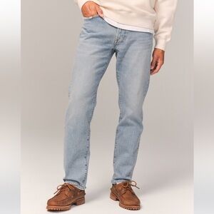 Abercrombie & Fitch 90s Straight Jeans Men’s 30 x 30 Light Blue Wash